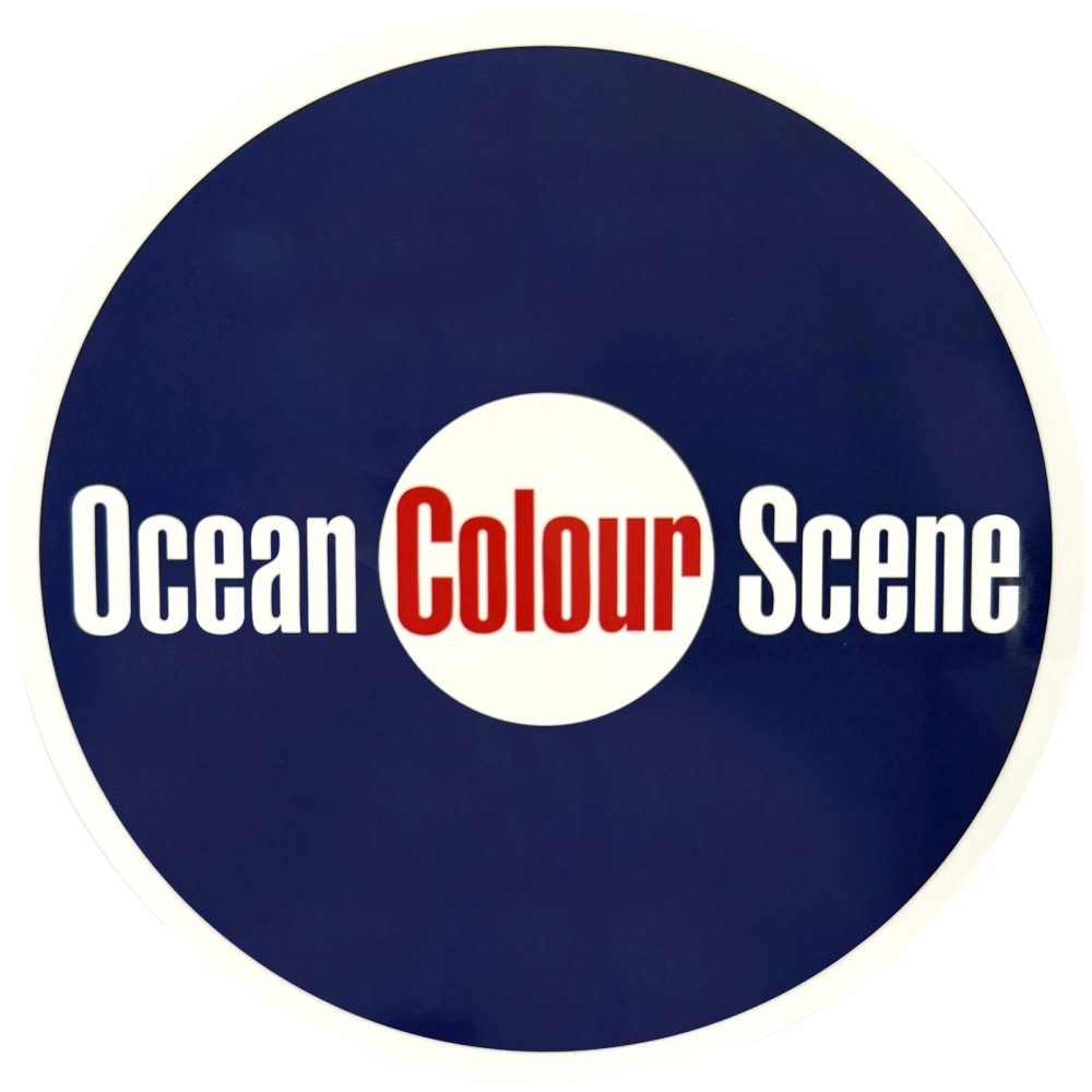 Ocean Colour Scene - Classic Logo Autocollant - Bleu